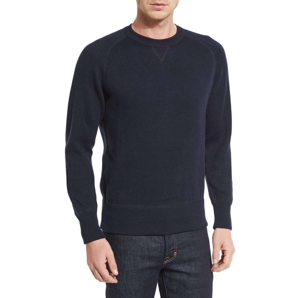Pierre Balmain Raglan Sweatshirt in Navy